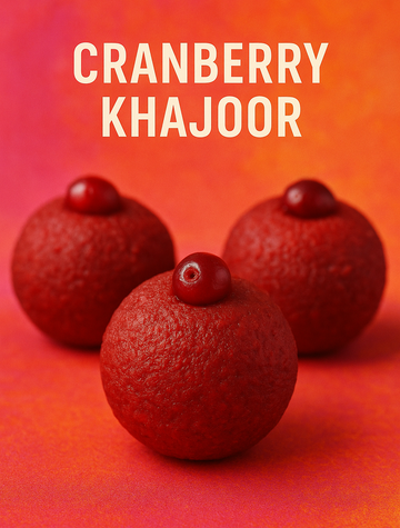 Cranberry Khajoor Bites - Khajoor - The Sugarfree Store