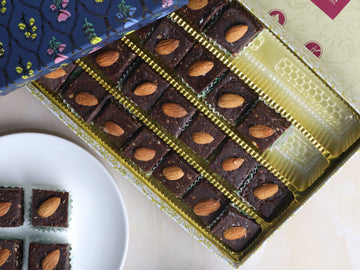 Almond Chocolate Fudge - Khajoor - The Sugarfree Store